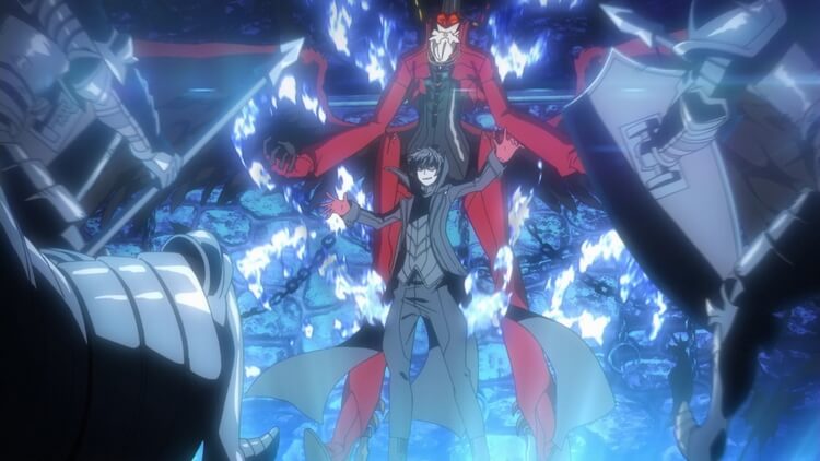 ペルソナ5 主人公ペルソナ覚醒アニメーション