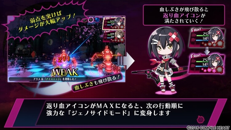神獄塔 メアリスケルター 血しぶきバトル