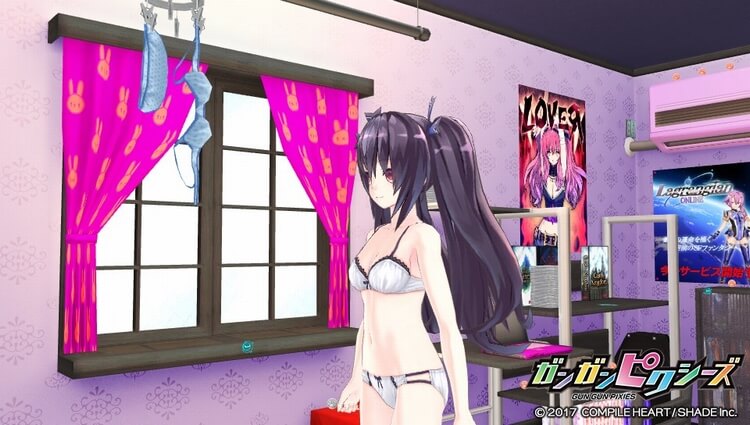 ガンガンピクシーズ ノワール 3Dモデル 下着