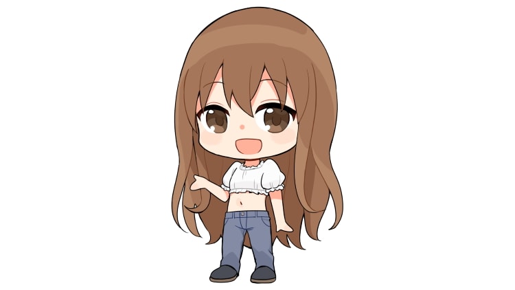 げーむびゅーわの看板娘を立体化してみた話 げーむびゅーわ