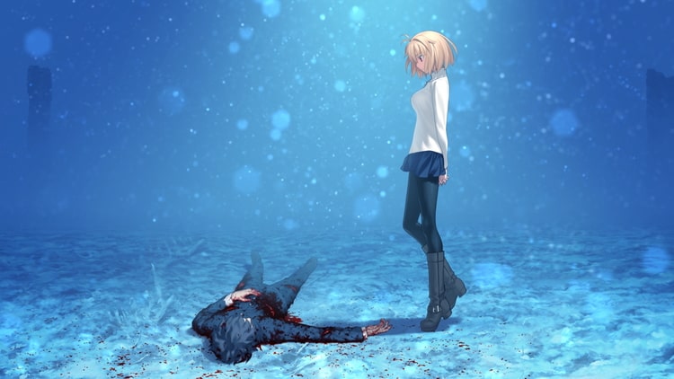 月姫 A Piece Of Blue Glass Moon 評価 レビュー 圧倒的なクオリティで描かれたリメイク版1作目 げーむびゅーわ